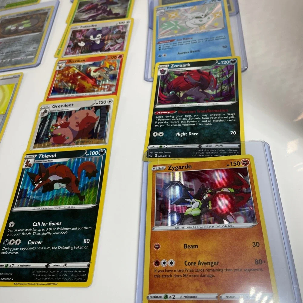 Pokemon Card Lot 41 Mix Reverse Holo Holo Chilling Reign Evolving Skies
